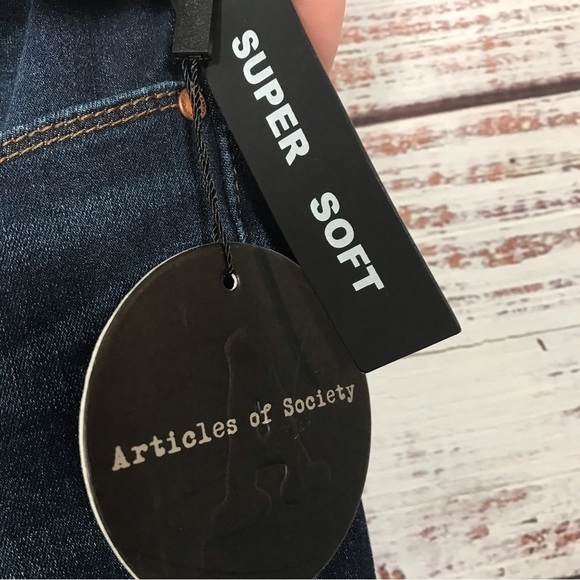 Articles of Society jeans causal Dark wash size 4 skinny jeans nwt - Picture 7 of 10